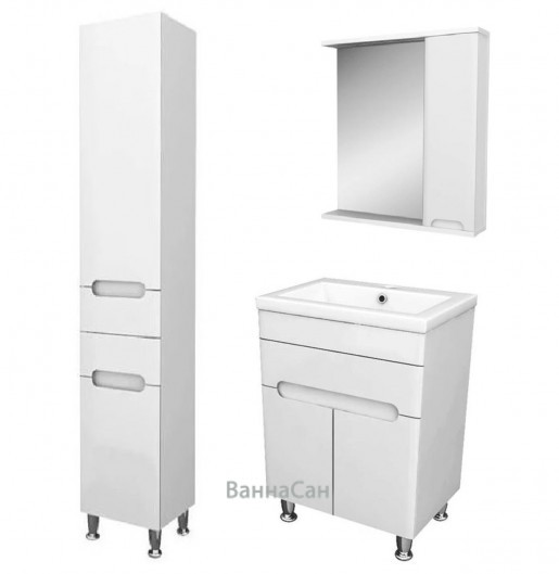 Набор мебели в ванную комнату 60 см Респект Style 33161-33188-33201 (ID ...