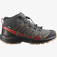 Ботинки зимние спортивные Salomon xa pro v8 mid cswp j mgnt/acorn/ch (MD)