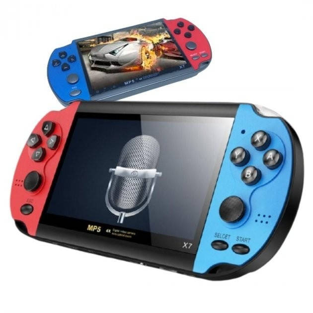 Портативная игровая консоль PSP X7 Puls екран 5,1, с камерой, 8 Гб