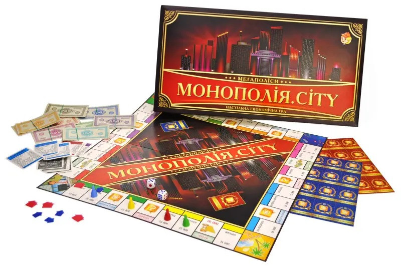 Настільна гра "Монополія. CITY" Остап. /10шт/, фото 1