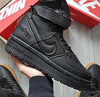 Зимові чоловічі кросівки Nike Air Force 1 High Gore-Tex з хутром високі, nike air force gore tex