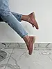 Жіночі демісезонні лофери ShoesBand Рожеві натуральні замшеві на вузьку/середню стопу всередині екошкіра 41, фото 6