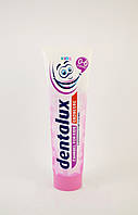 Детский зубной гель Dentalux kids Erdbeere (клубника) от 0 до 6 лет 100 мл (Германия)