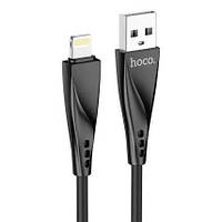 HOCO DU16 USB AM на lightning 2A 1.2m Black