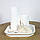 Підсвічник кераміка "Соти" 23,5 см Білий  Rezon, фото 3
