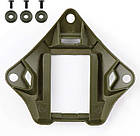 Кронштейн алюмінієвий платформа NVG Mount для тактичного шолома — Хакі, фото 5