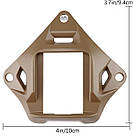 Металева платформа кріплення NVG Mount зірка на тактичний шолом - Coyote, фото 5