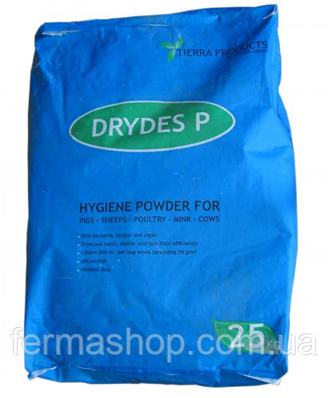 Гігієнічний порошок для тварин DryDes P 25 кг