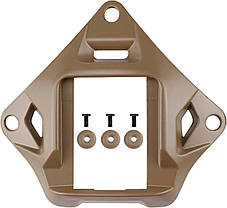 Платформа металева NVG Mount на тактичний шолом — Coyote, фото 4