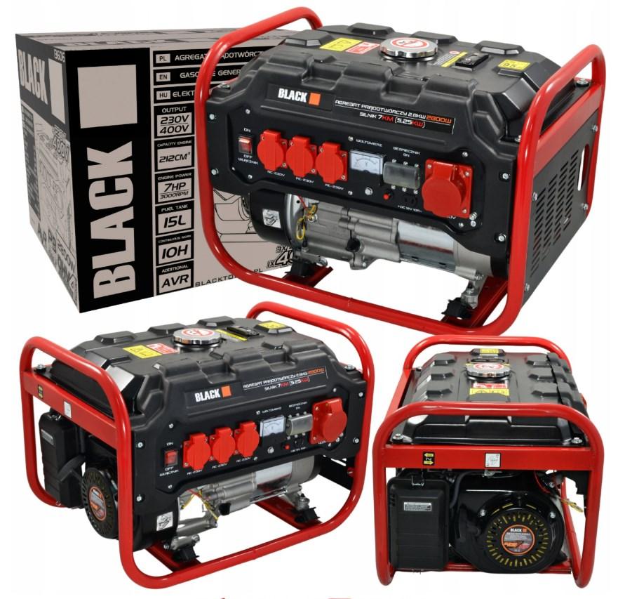 Бензиновий генератор Black BLACK-13606 2800 W