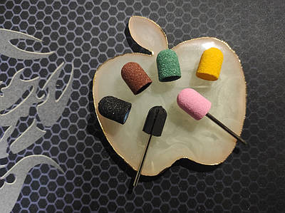 Гумова основа насадка фреза для педикюру 13*19 фрезеру для манікюру фрейзер пісочні ковпачки наждачні