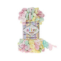 Пряжа ALIZE PUFFY COLOR 5862 ализе пуффи колор