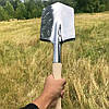 Саперна лопата з нержавіючої сталі, 53 см / Тактична лопата / Мала піхотна лопата, фото 2