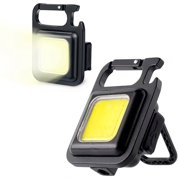 Фонарик карабин LED USB на магните, фото 1