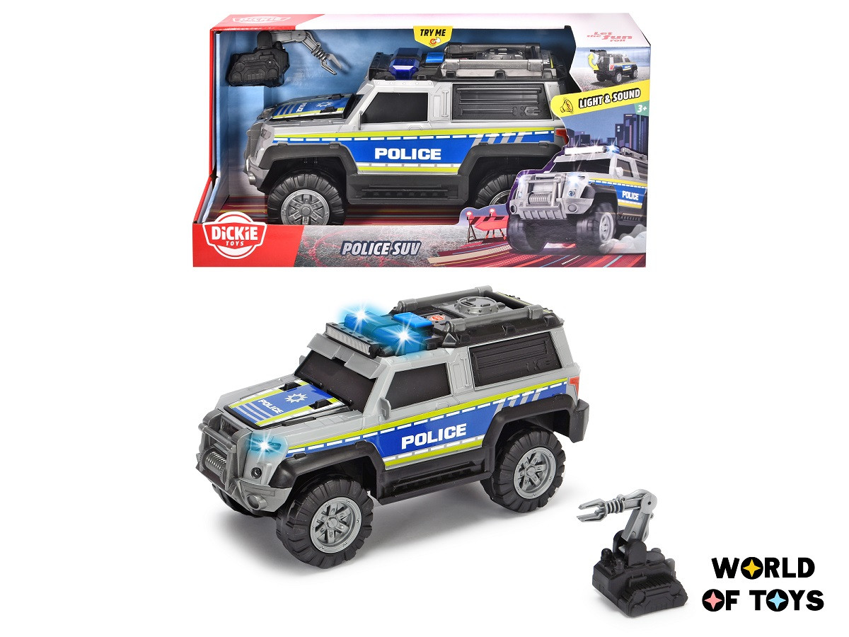 Авто Dickie Toys Поліція зі світлом та музикою (3306003)