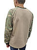 Тактичний реглан мілітарі з липучками під шеврони | теплий гольф з довгим рукавом, фото 2