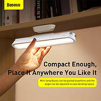 Універсальна лампа BASEUS Magnetic Stepless Dimming Charging Desk Lamp |4.5 W, 1800mAh, 4-24h|, фото 3