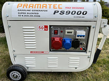 Генератор бензиновий Pramatec 2.8кВт 3-х фазний 4-тактний PS09000