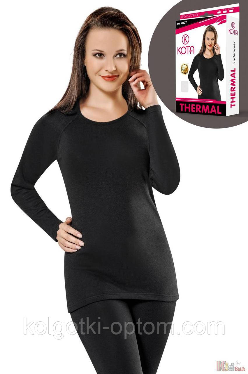 ОПТОМ Термокофта чорна жіноча (L см.)  KOTA 8680713102752, фото 1