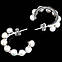 Сережки срібні 925 натуральні  перли, цирконій., фото 2