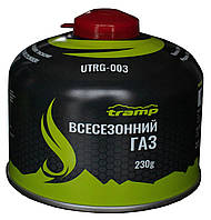 Балон газовий різьбовий 230 г. Для портативних газових приладів Tramp TRG-003 (Корея)