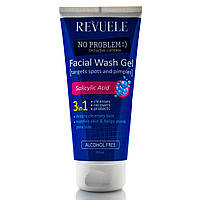 Гель для вмивання 3 в 1 із саліциловою кислотою, Facial Wash Gel, Salicylic Acid, Revuele, 200 ml