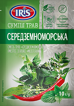 Суміш трав "Середземноморська" 10г ТМ IRIS(Я000212)