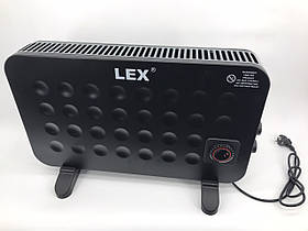Обігрівач електричний конвекторний LEX LXZCH01FT з таймером і турбовентилятором на 2000 Вт