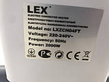 Нагрівач конвекторний електричний LEX LXZCH04FT (з вентилятором), фото 5