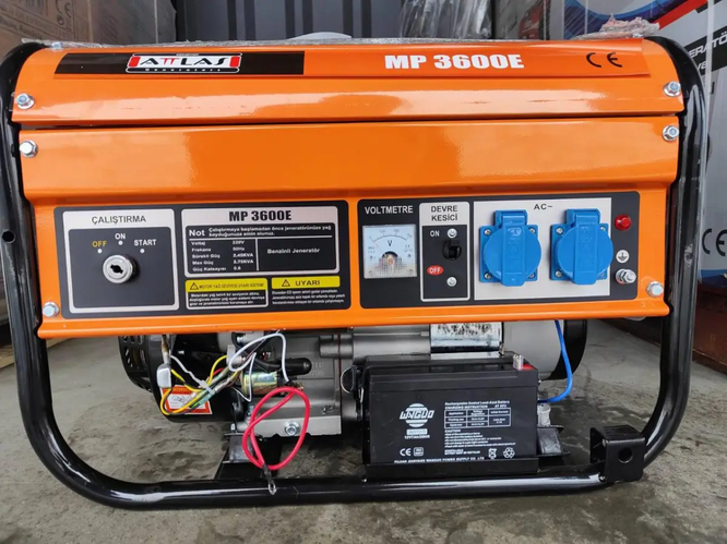 Генератор бензиновий Атлас(Attlas MP 3600e) 2750 Ватт колеса,стартер ...