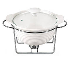Марміт Kamille Food Warmer керамічна каструля 1.2 л Ø23 см із підігрівом