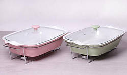 Марміт Kamille Food Warmer керамічна кольорова форма 3.7 л 43 см із підігрівом