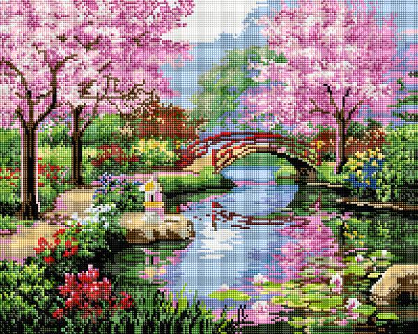 Картина стразами ColorArt Красивий пейзаж (CLR-SP023) 40 х 50 см (Без підрамника)