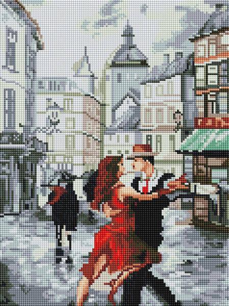 Картина стразами ColorArt Чуттєвий танець (CLR-PST433) 30 х 40 см (На підрамнику)