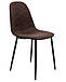 Стілець для кафе ресторану бара Макао Юні ніжки чорні м'яка оббивка Richman колір оббивки стільця на вибір, фото 6
