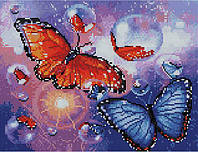 Алмазная техника ColorArt Сказочные бабочки (CLR-ST448) 30 х 40 см (Без подрамника)