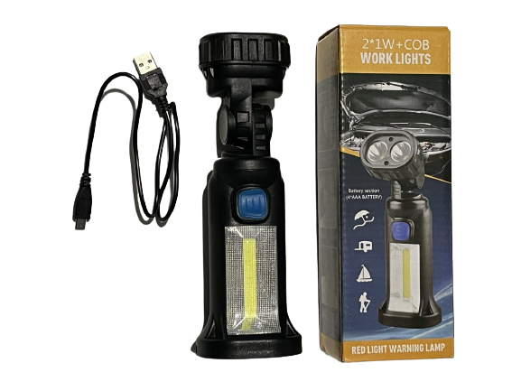 Тактичний підвісний ліхтар для кемпінгу Worklight COB 2*1W 1203