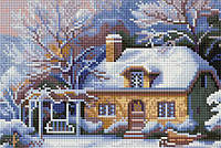 Картина стразами ColorArt Зимова казка (CLR-DT726) 20 х 30 см (Без підрамника)