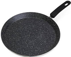 Сковорода для млинців Kamille Crepe Pan Marble Ø 30 см із мармуровим покриттям
