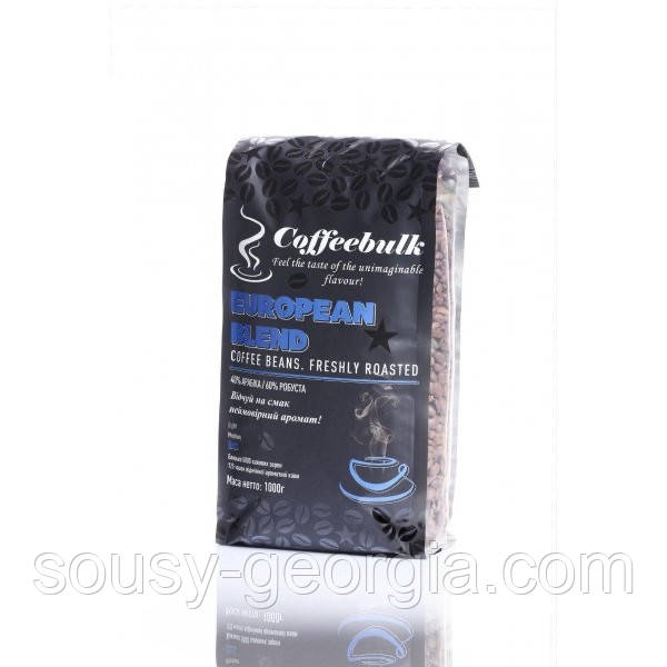 Кава зерновa European blend 17/18scr (Європейський бленд) 1000г.