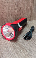 Качественный яркий легкий ручной фонарь с боковым светом TS-1851, аккумуляторный фонарик светильник, GP9
