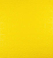 Самоклеюча декоративна 3D панель під жовту цеглу 700x770x5 мм