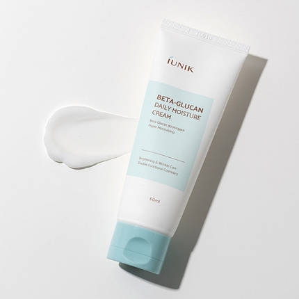 Крем з бета-глюканом IUNIK Beta Glucan Daily Moisture Cream, 60 мл, фото 3