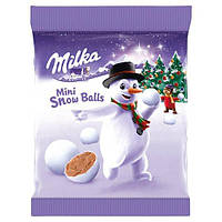 Шоколадные конфеты Milka Mini Snow Balls Alpine Milk Chocolate 100g