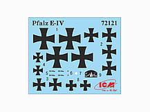 Пфальц E. IV, німецький винищувач І Світової війни. 1/72 ICM 72121, фото 3