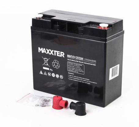 Акумуляторна батарея Maxxter MBAT-EV-12V22AH, фото 3