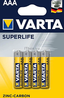 Батарейка Varta SUPERLIFE Zinc-Carbon R03