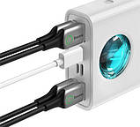 Зовнішній акумулятор (Power Bank) Baseus Amblight Digital Quick Charge 65W 30000mAh White (PPLG-A02), фото 6