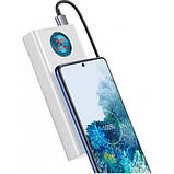 Зовнішній акумулятор (Power Bank) Baseus Amblight Digital Quick Charge 65W 30000mAh White (PPLG-A02), фото 9