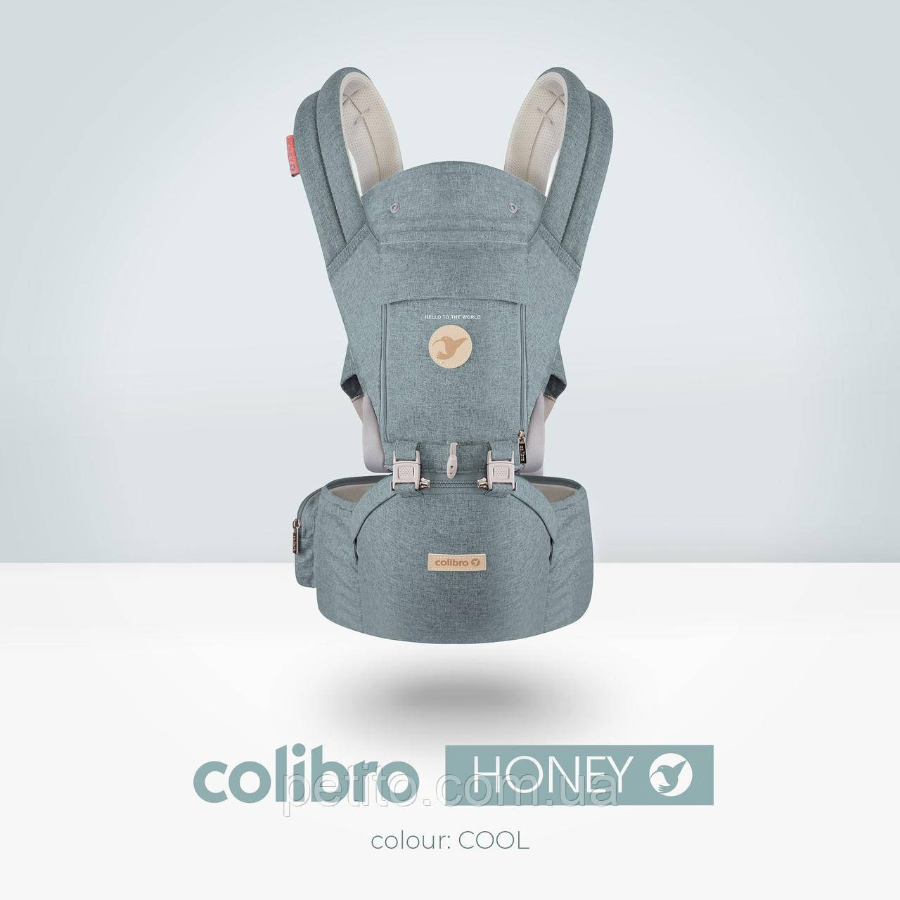 Ерго-рюкзак Colibro Honey Cool, блакитний